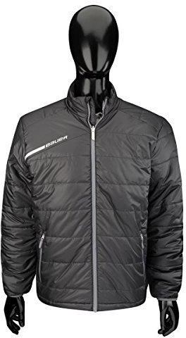 Bauer Full Zip Bubble Jacke Flex Bambini/Junior schwarz
