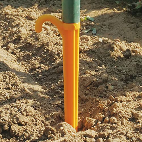 TENAX Piquets pour Serres Tunnel, Jaune, 21 cm, Lot de 8, Fixation Arceaux et Films Plastiques