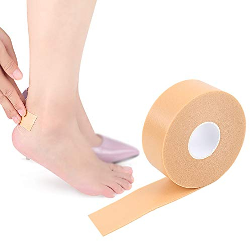 Moleskin für Feet - Mole Haut Bandage Rolle mit Extra-Vorlagen Heavy Duty Stoff Padding Band für Schuh Friction