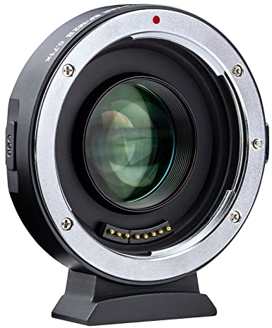VILTROX EF-M2 II Elektronischer Autofokus 0,71 x Reduziergeschwindigkeit Booster Objektivadapter für Canon EF Objektiv auf M4/3 Kamera GH5 GH4 GF1 GX85 E-M5 E-M10 E-M10II E-PL3 Pen-F - MEHRWEG