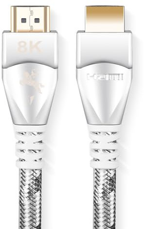 Impeto Cavo HDMI 2.1 1M, Cavi HDMI Supporta 8K 60Hz 4K 120Hz HDR 2.1/2.0/1.4a, Video UHD 2160p, Ultra HD 1080p, 3D, compatibile PC, TV/HDTV -1 metro