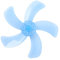 Aislor Plastic Fan Blades Replacement Part Fits for 16-inch Standing Pedestal Fan or Table Fanner Sky Blue 16 Inch
