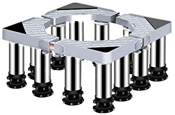 Waschmaschine Untergestell Verstellbare Waschmaschinen Sockel Höhe 19-22cm KüHlschrank Podest Gestell Geschirrspüler stabiler Unterbausockel Länge/Breite 40-65cm Standfuß (12Legs,19-22cm)