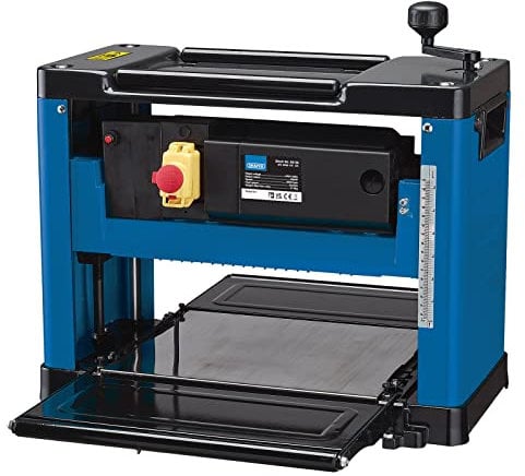 Draper 230V Planer Thicknesser | Portable Wood Planer Cutter | Anti-Kickback Protection | 2000W Motor | 89156