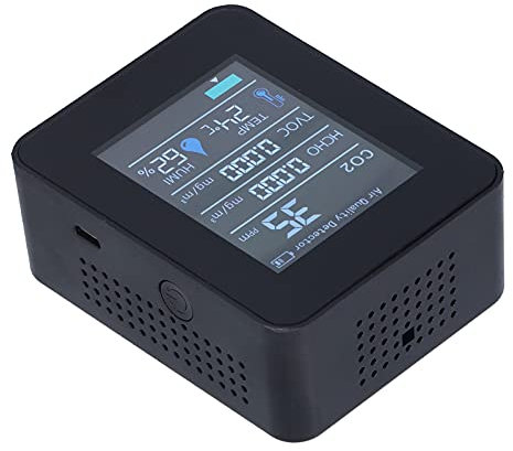 Air Quality Tester ,Temperature and Humidity Real time Display Mold Test Kit for Home for Bedroom for Home(black)