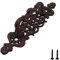 ZONADAH Maniglia per porta in ghisa, 23,5 cm, resistente, stile vintage, porta in legno, maniglia per passaggio, corridoio, armadio, cancello da giardino, capannoni, ante dell'armadio