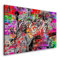 Kunstgestalten24 Aludibond Bild New York Pop Art Color Wandbild Kunstdruck moderne Dekoration Übergrößen
