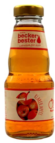 beckers bester Klarer Apfel Apfelsaft, 12er Pack (12 x 0.2 l) MEHRWEG