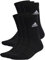 adidas Unisex adulto Cushioned Sportswear Crew Socks 6 Pairs, Black / White, 4.5-6