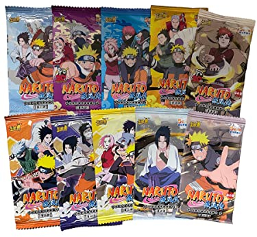 HEARTFORCARDS Naruto Kayou Mystery Booster Verschiedene Tiers & Waves - Original Naruto Shippuden Mystery Booster - Chinesisch - Original & Lizenziert + Heartforcards Versandschutz (10 Booster)