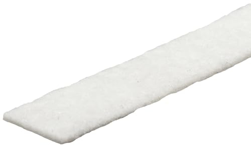 Wagner Softfilzrolle - 10 x 2000 x 1 mm, selbstklebend, weiß, für Filzgleiter, Schutzpads oder zum Basteln - 15000199