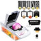 MAGIC SELECT Cortador de verdura Manual, Mandolina de Cocina Multifuncional 13 en 1-2 Cuchillas, 7 Rebanadoras Rallador, Separador de Huevo y Escurridor, Cuchillas Acero Inoxidable.