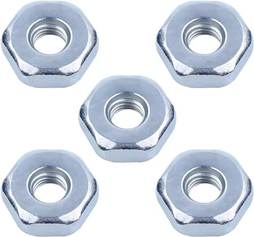 Silver Pack of 5 Sprocket Cover Nuts for STIHL MS170 MS171 MS180 MS181 MS250 MS251 MS211 MS390 Replacement Parts and More Models, AUMEL Stainless Steel M8 Nut Sprocket Cover Replacement Parts