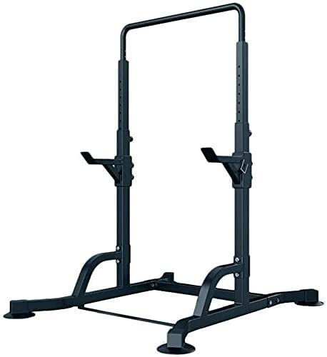 Power Tower Dip Station Home Pull-ups Adjustable Multi-Function Parallel Bars Squat Bench Portable Dumbbell Rack for Full Body Workout