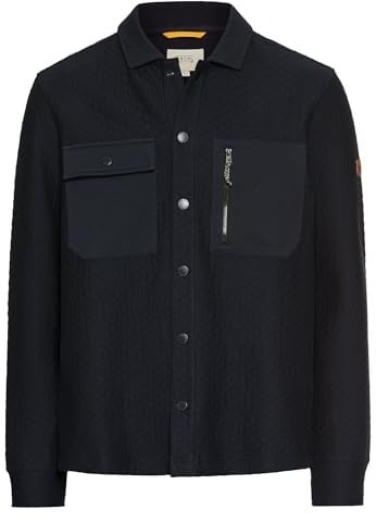 camel active Herren Sweat-Overshirt mit Brusttaschen