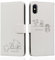 Butnyeoe for iPhone X Phone Case, iPhone XS Wallet Case, Leather Magnetic Book Flip Protective Cover with Card Holder, Cute Cartoon Panda White
