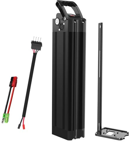 Yasco 48v 13ah Batteria Bici Elettrica 1000W Motor, 48v Batteria per Bici Elettrica con Caricabatterie