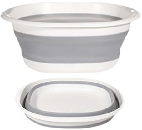 Fregadero Plegable | Fregadero portátil Plegable | Bandeja para Platos Plegable | Bañera Colgante Plegable para lavandería, Lavabo, bañera para Platos de Camping, Lavabo portátil