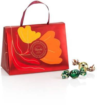 Venchi - Collezione Autunno - Borsina con Cioccolatini Perla Assortiti, 150 g - Con Nocciola Piemonte IGP - Senza Glutine - Idea Regalo