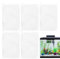 Shxupjn Aquarium-Filter-Medientaschen, 5 x feinmaschige Filtermedien für Aquarien, Süß- und Salzwasser-Wasseraufbereitungszubehör, Reißverschluss für Zeolith, Torf