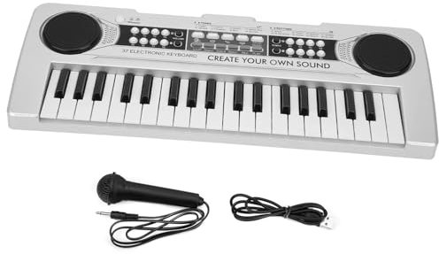 Keyboard Elektronische Tastatur 37key Klaviertasten Musikinstrument Mit Mikrofon
