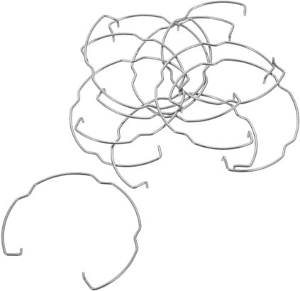 Toddmomy 10stücke Lampenhaltefederringe Aus Manganstahl Für Downlights Wiederverwendbare Halteclips Für Led Und Halogenlampen Clip-ringe Zur Einfachen Installation