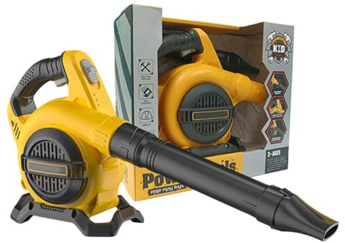 Souffle À Feuilles pour Enfantss, Souffleur De Feuilles Jouet | Jouet À Outils De Construction De puissancesPour EnfantssAvec Une Batterie À La Poignée,Outils Extérieurs Pourles Tout-Petits