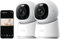 Eufy Indoor Camera E30, 2-Pack 4K UHD Indoor Surveillance Camera, Pet/Baby Camera with Phone App, Car Tracking Human/Animal, Colour Night Vision, 360° Pan & Tilt, Supports Homekit
