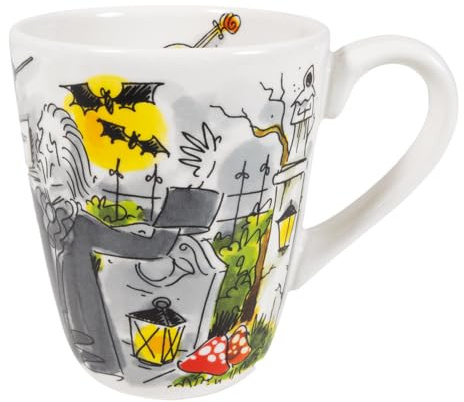 Blond Amsterdam Becher Efteling Danse Macabre, 350ml | Keramik, Efteling Danse Macabre Design, Für Kaffee & Tee, Mikrowellengeeignet, Handwäsche empfohlen