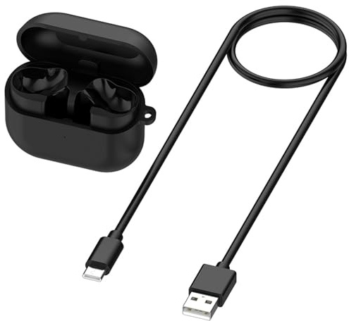 OURHZTB Charging Case Compatible with Samsung Galaxy Buds 3 FE (2025), Replacement Charger Case Dock Station with USB-C Cable for Galaxy Buds3 FE SM-R420 Earbuds Accessories (Black)