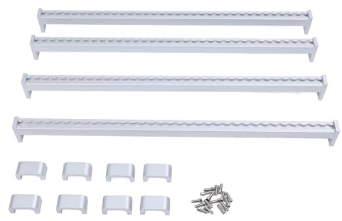 Omquot Verstärkungsschienen-Set für den Kofferraum-Fahrradträger für Mehr Stauraum, T5, T6, T6.1, Aluminiumlegierung, 4-teiliges Set