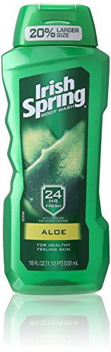 Colgate Pa Irish Spring Body Wash, Aloe Vera, 650 ml