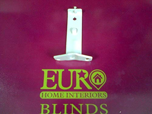 2 x 89mm Face Fix White Brackets Slimline Vertical Blind Spares/Replacement Parts Free P&P