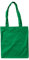 Bags by Jassz Stoffbeutel aus Baumwolle mit langen Henkeln (ca. 38 x 42 cm, Dunkelgrün)