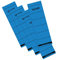 Original Falken 10er Pack Ordner-Rückenschild. Made in Germany. Etiketten 60 x 190 mm selbstklebend für 8 cm breite Ordner blau