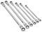 Sealey Ak63832 Flexi-Head Double End Ratchet Ring Spanner Set 6Pc X-Long Metric