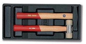 USAG 519/382 - Assortimento con mazzuola e martello (2 pz) 05190741
