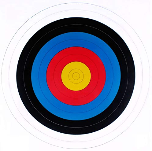 JVD Bulk 80cm FITA Archery Target Reinforced Paper Foam Straw Target 10 25 50 Recurve (x 10Qty)
