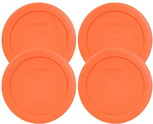 Pyrex - Lote de 4 tapas redondas para cuencos de cristal de 950 ml