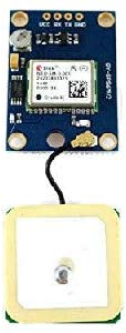 Paradisetronic.com Módulo GPS con NEO-6M y Antena de Cerámica para Arduino y Controlador de Vuelo, UART, Compatible con u-blox