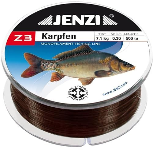 JENZI Z3 Line Karpfen mit Fischbild 0,25mm 500m