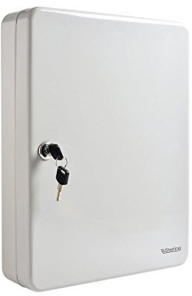 Sterling Locks KC140 Sperren Schlüsselkasten mit 140 Haken, Grau