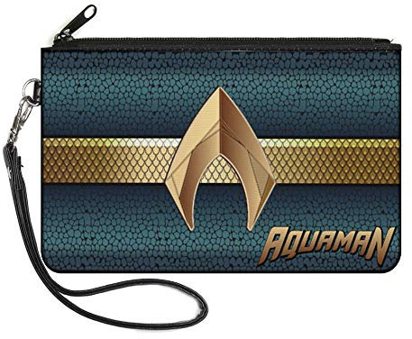 Buckle-Down Damen Canvas Coin Purse Aquaman Mnzgeldbrse, Mehrfarbig, 11 cm x 8 cm