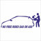 Jintora Aufkleber für Auto - Autoaufkleber - JDM - Die cut - No free rides - Gas or Ass - 210x80 mm - JDM - Die cut - Bus - Fenster - Heckscheibe - Laptop - LKW - Tuning - blau
