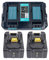 2X 18V 5.0Ah BL1850 Akku mit Ladegerät DC18RD 2-Fach Dual Schnellladegerät für Makita BL1830 BL1840 BL1850B, Makita Radio DMR100 DMR101 DMR102 DMR103B DMR104 DMR105 DMR106 DMR107 DMR108 DMR109 DMR110