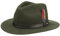 Stetson Yutan Filzhut Damen/Herren - Winterhut mit Wollfilz von Asahi Guard - Schmutz- und Wasserabweisender Herrenhut - Outdoorhut knautschbar - Traveller Hut Sommer/Winter - dunkelgrün L (58-59 cm)