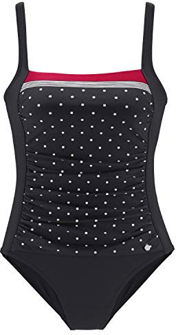 Lascana Damen Badeanzug | mit Softcups, Shaping-Einsatz, verstellbare Träger, atmungsaktiv, Xtra Life LYCRA® für lange Haltbarkeit