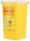 Kanülenabwurfbehälter, Kunststoff Nadel Container, Entsorgung 1L Größe Sharps Container, Yellow