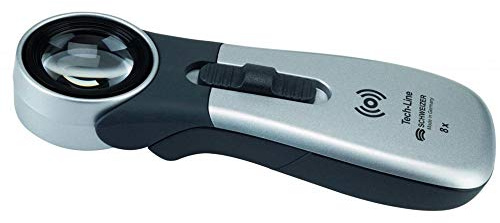 Schweizer Lupe Tech-Line Induktion, 4500K, 8X, Ø30mm, aplanatisch