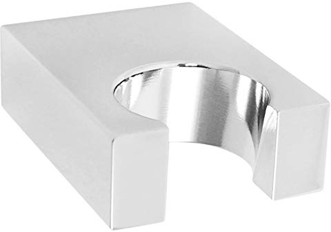 Welfenstein Brausehalterung HC25 eckig Messing verchromt Wandhalter Brausehalter